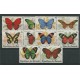 BURUNDI 1984 Yv 890/9 MARIPOSAS SERIE COMPLETA DE ESTAMPILLAS MINT RARISIMA 180 EUROS